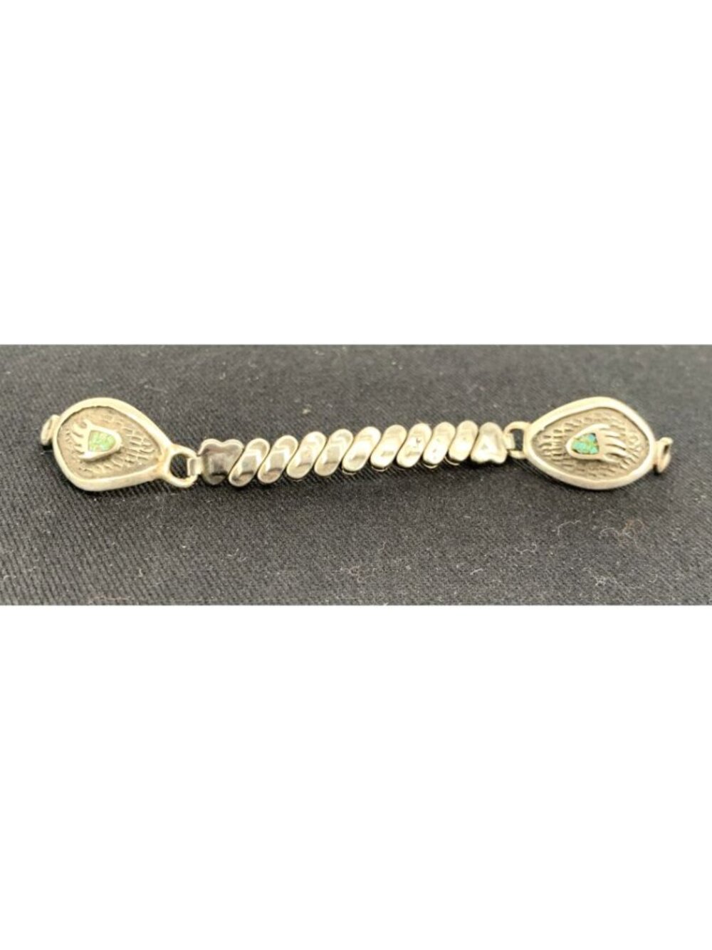 Women Turquoise Bear Claw Watch Band 4"' Long Unmarked Stretch Band